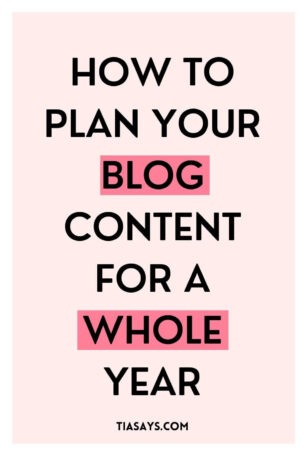 how to create a blog content plan?