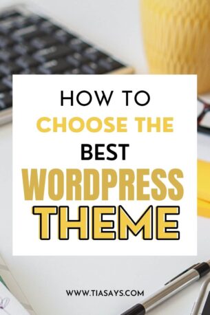 how to select a WordPress theme