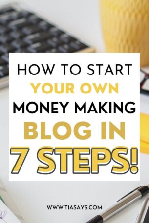how to start a money making blog in 7 steps?