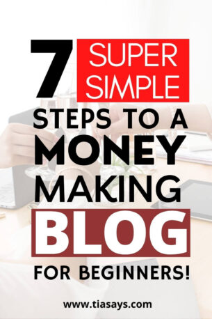 how to start a money making blog in only 7 steps