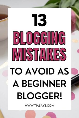 beginner blogging mistakes
