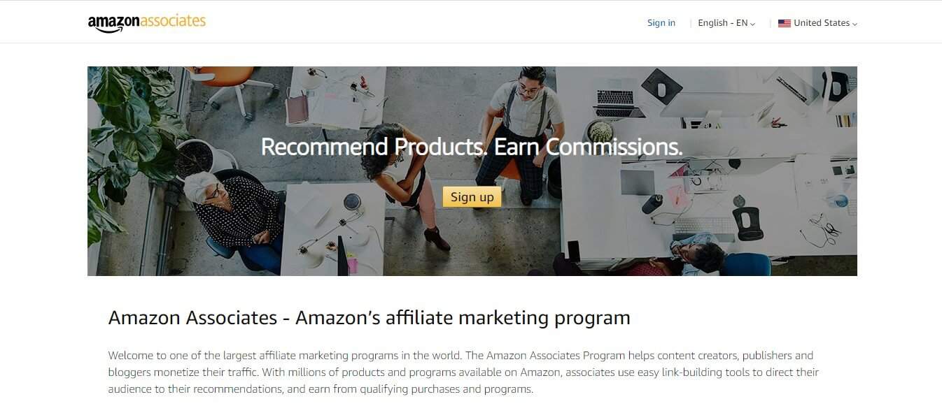 amazon affiliate program for bloggers