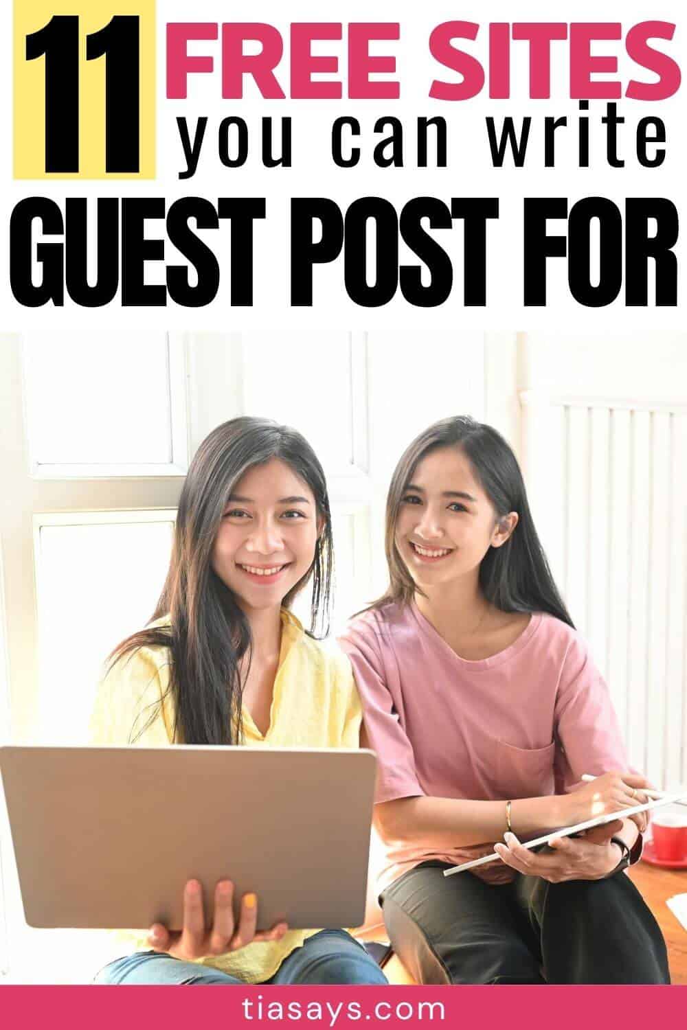 free guest blogging sites for bloggers