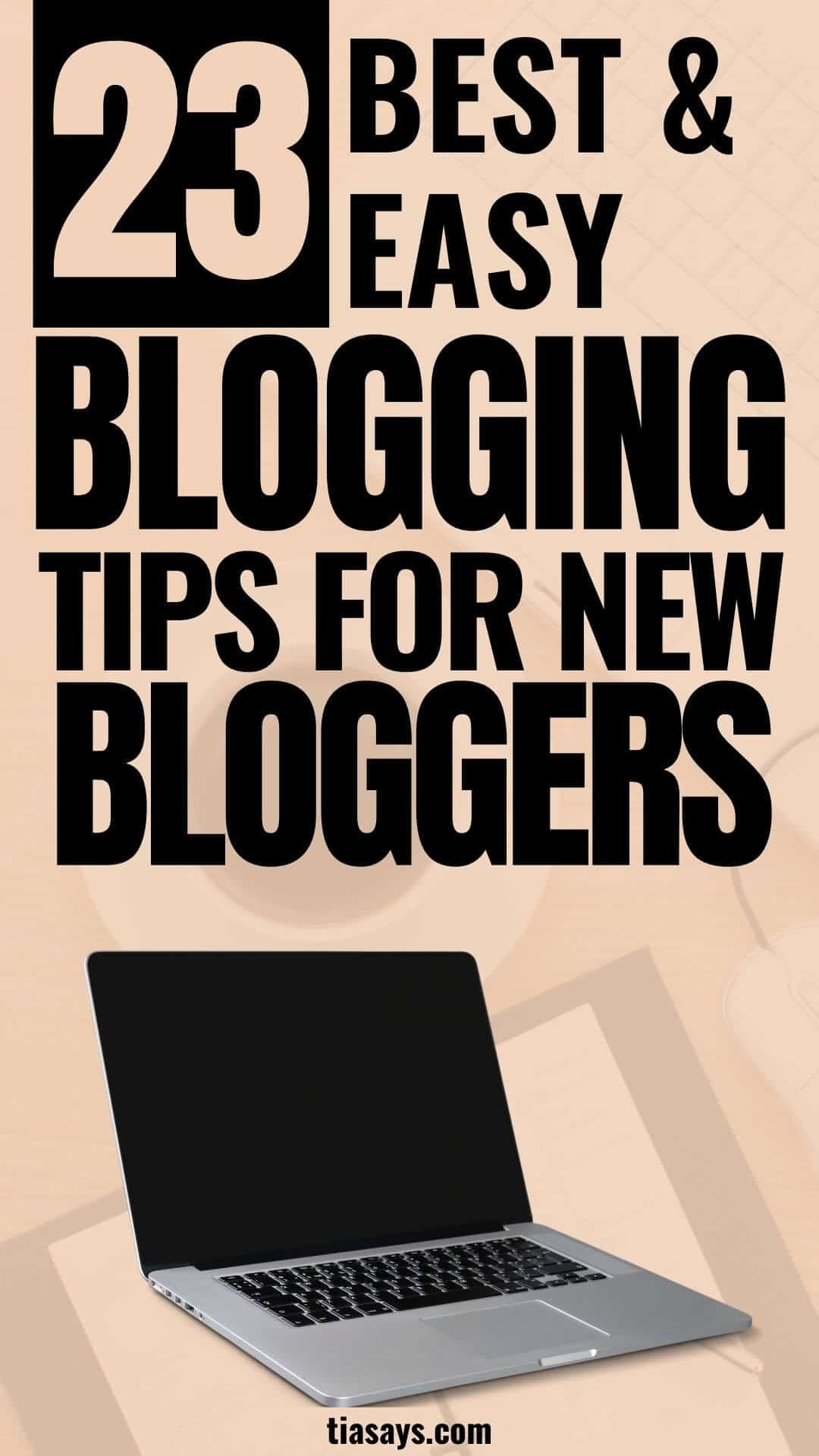 Blogging tips for newbies