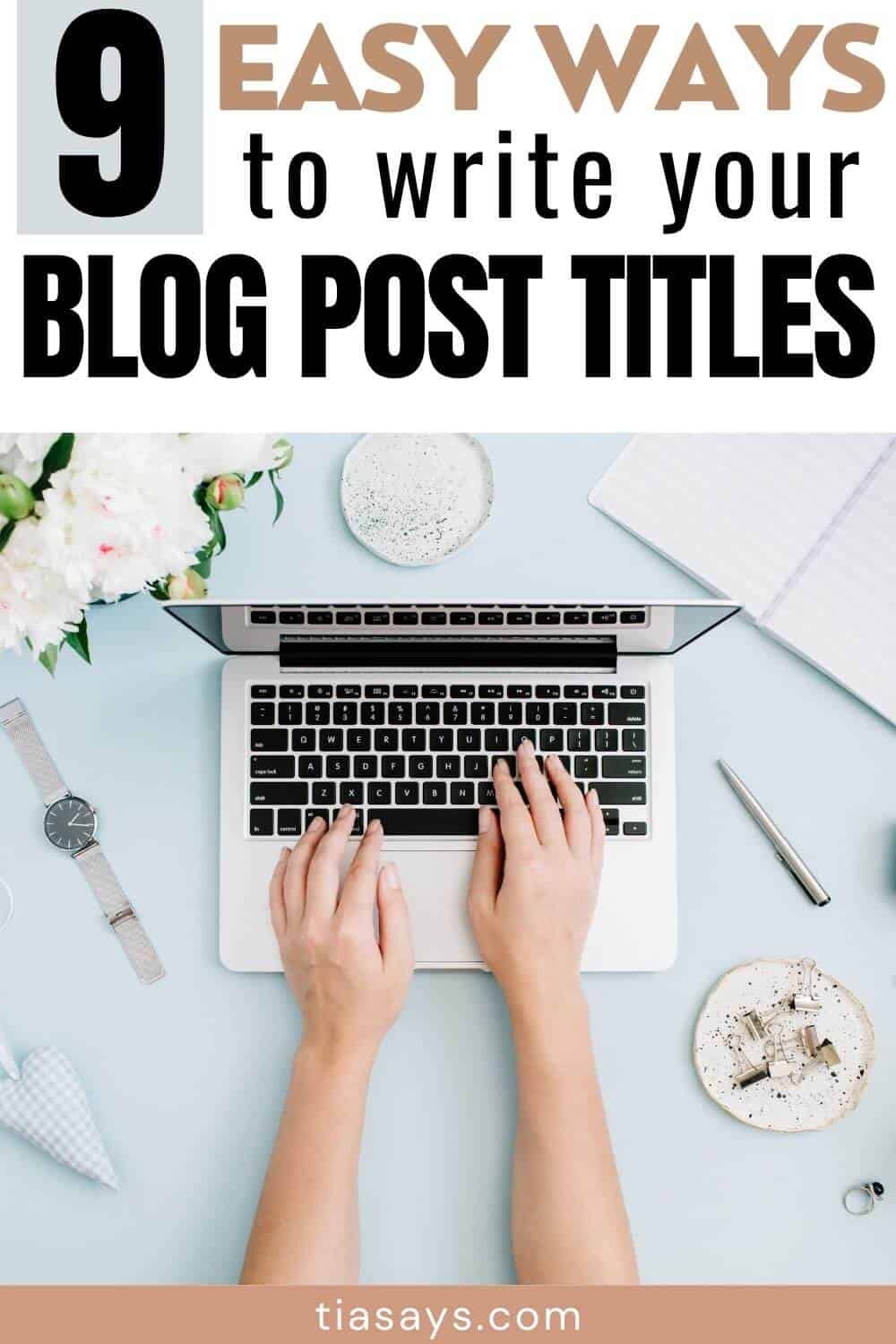 how to write a blog post title?