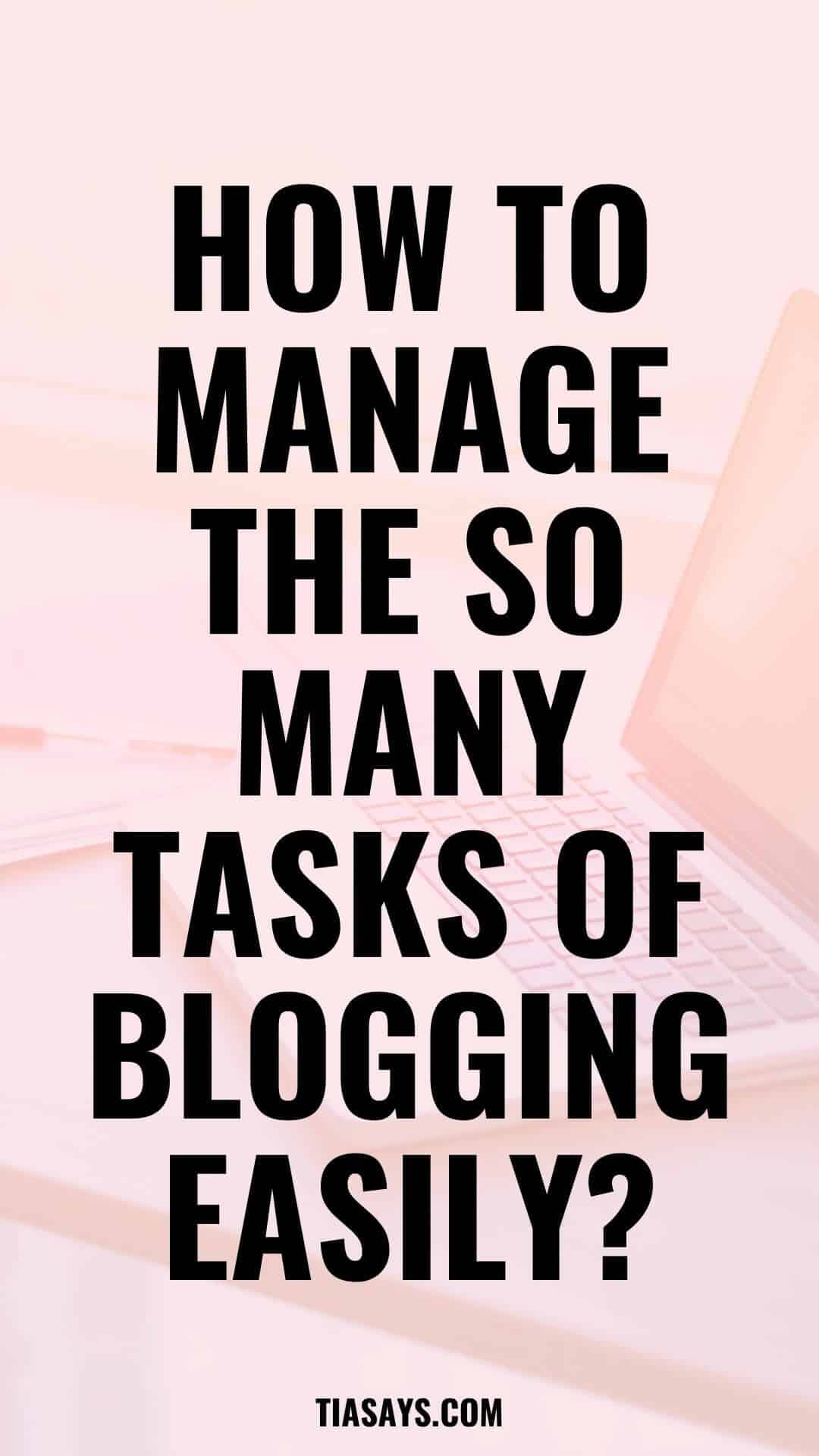 how to organize your blog