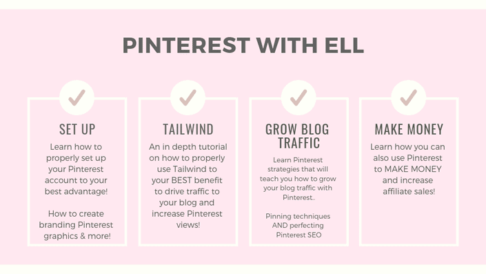 pinterest with ell course by lauren