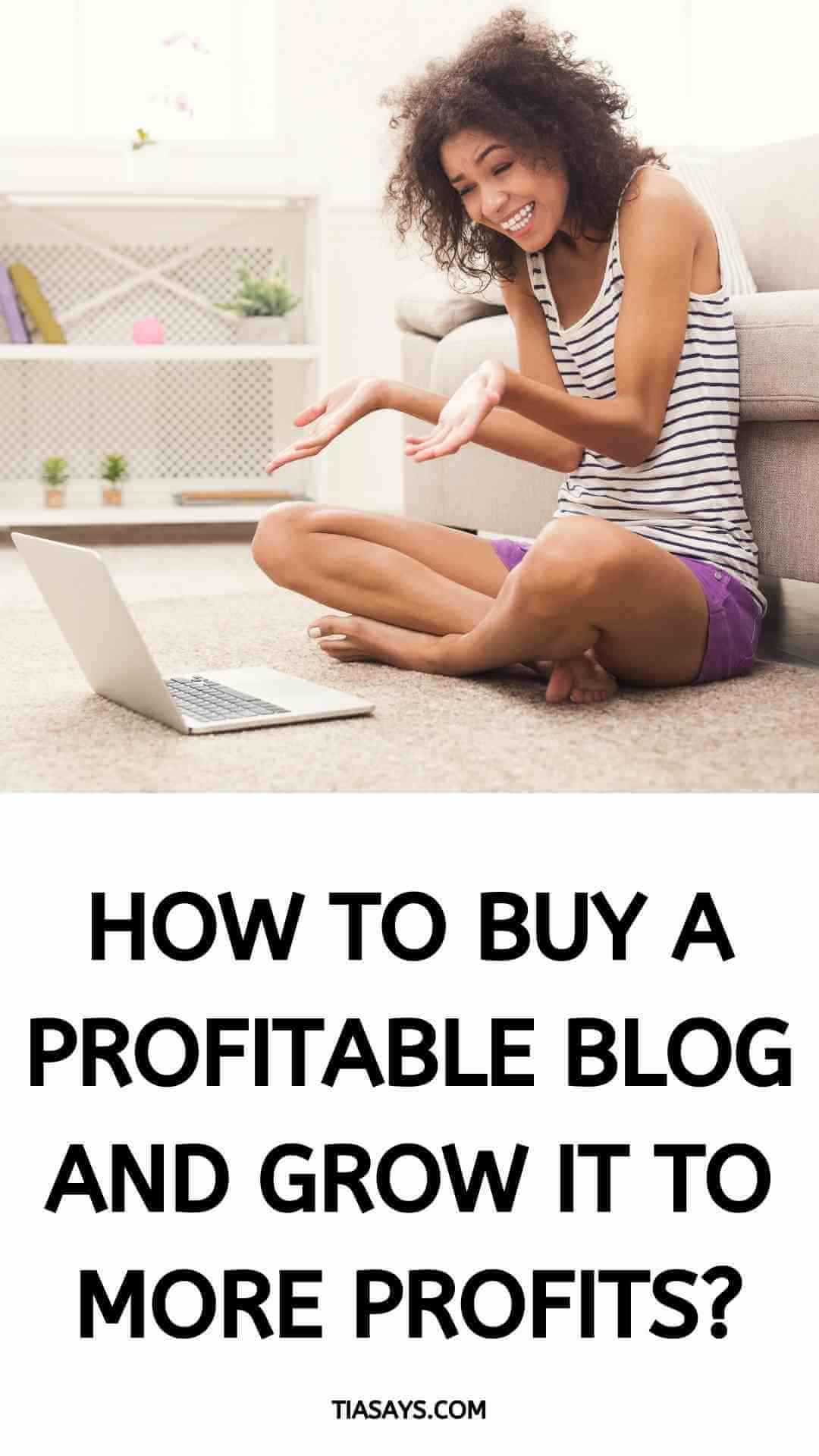 how to buy a profitable blog