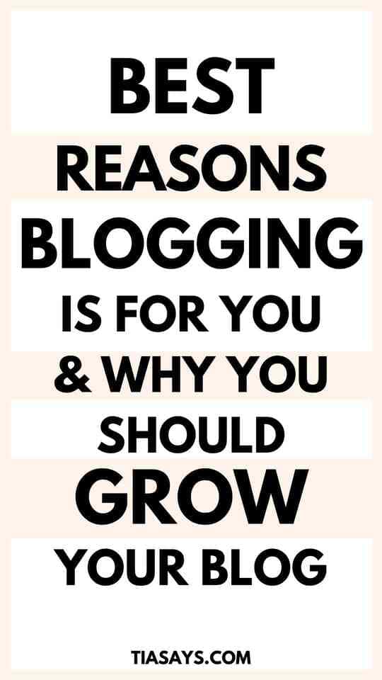 reasons to start blogging