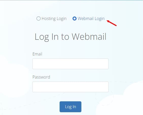 bluehost webmail login page