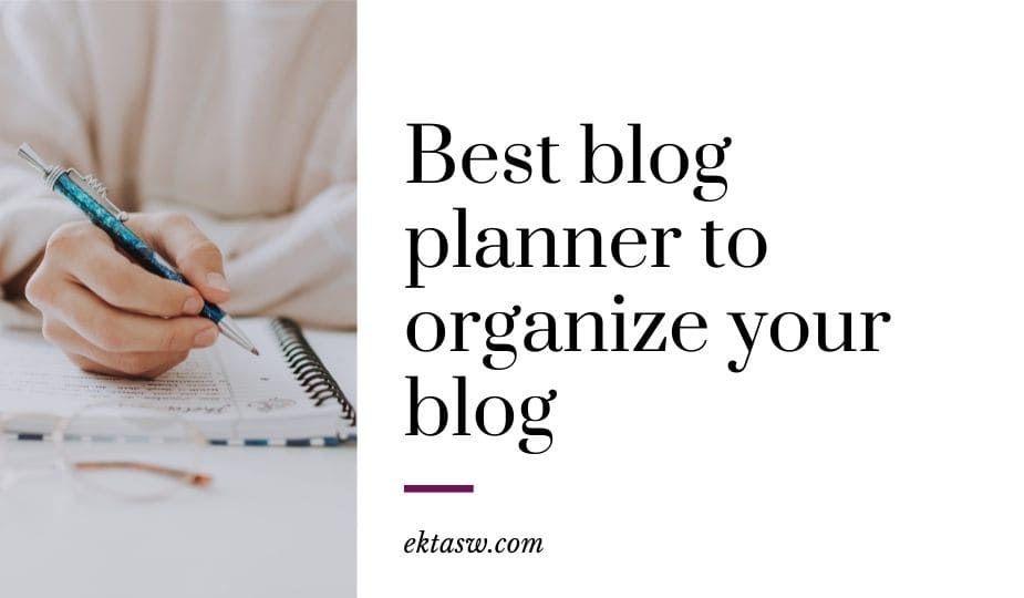 best blog planner for bloggers