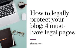 how to legally protect your blog