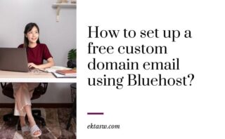 how to set up domain email with bluehost for free