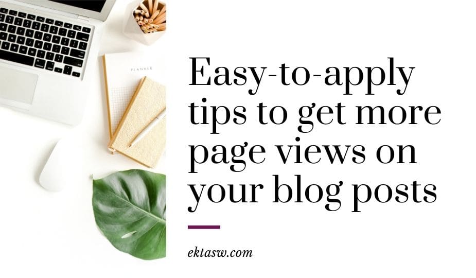 how to get more page views on your blog