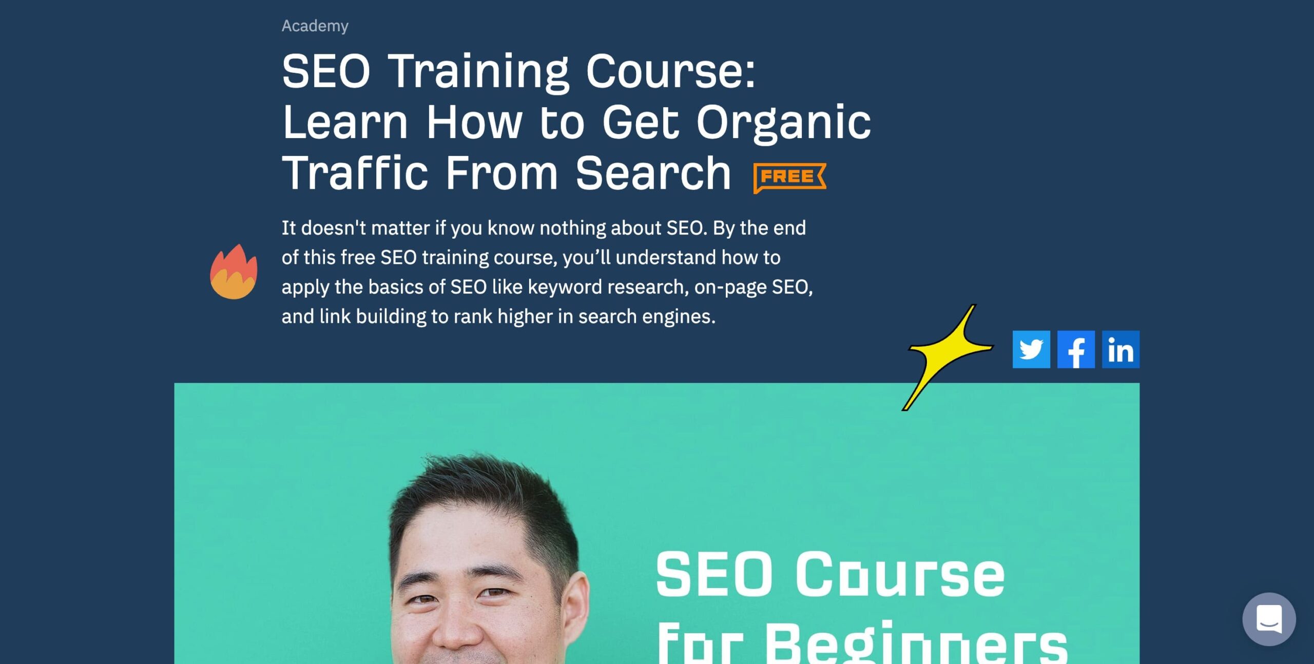 seo for beginners course by ahrefs