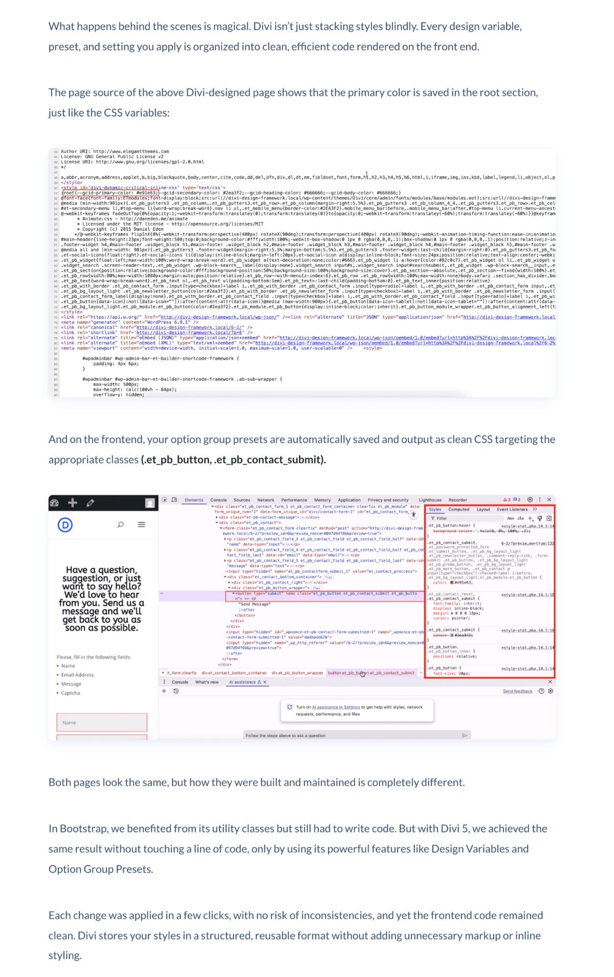 backend preview