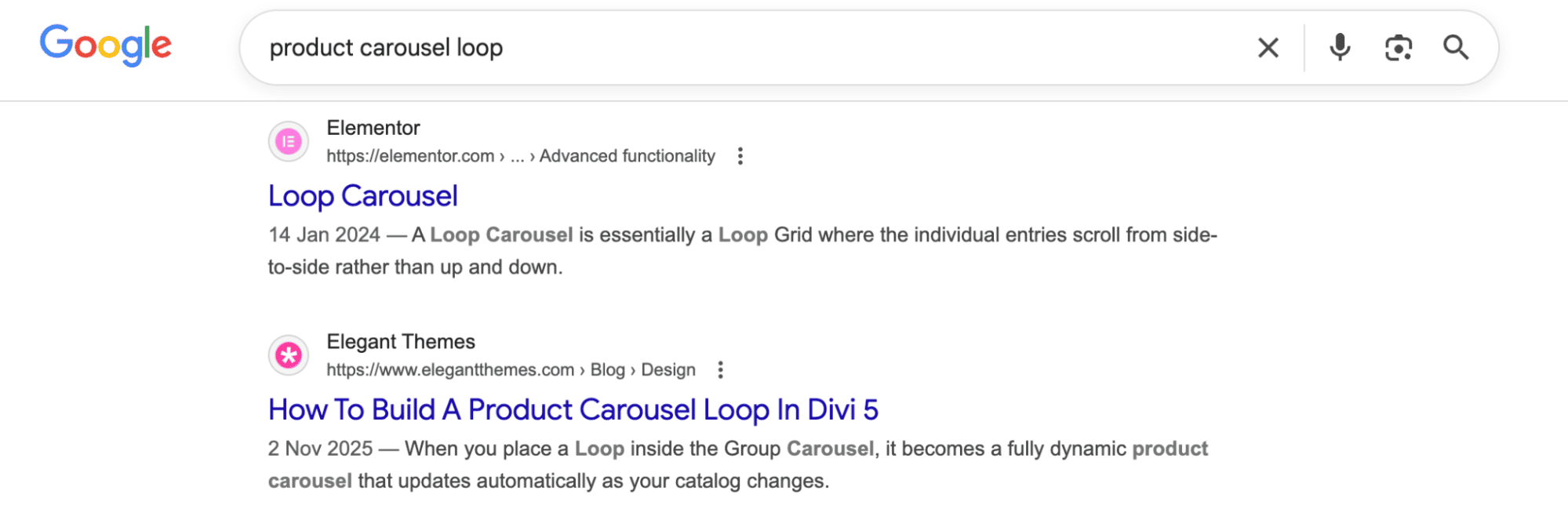 loop carousel