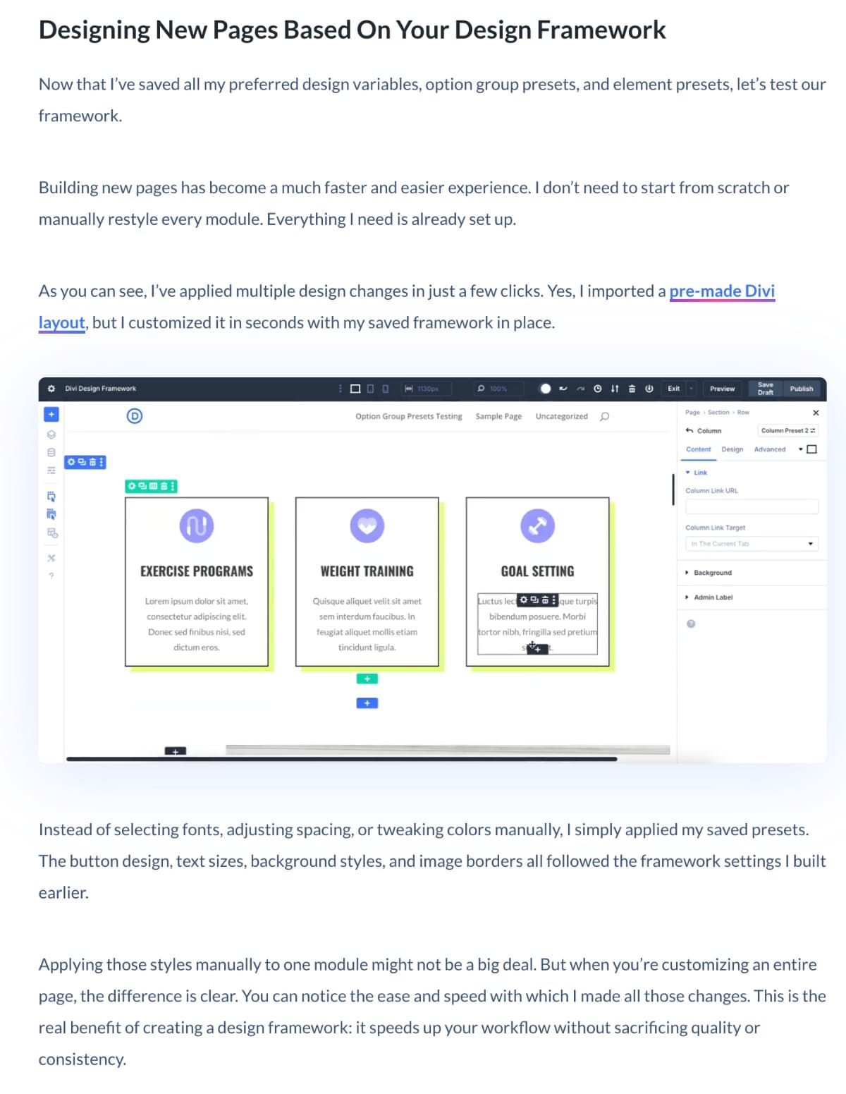 design framework tutorial
